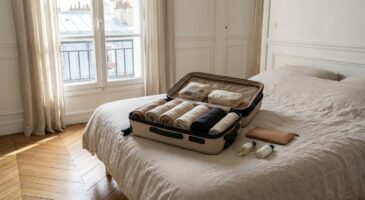 Vacances de Noël 2025 : Ce geste inspiré de l&rsquo;armée, permet de faire entrer deux fois plus de vêtements dans votre valise cabine (et d&rsquo;éviter les frais en trop !)