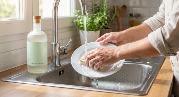 Vos mains abîmées par la vaisselle ? Ce produit testé les protège… à condition de lire ce détail précis qui le rend clean