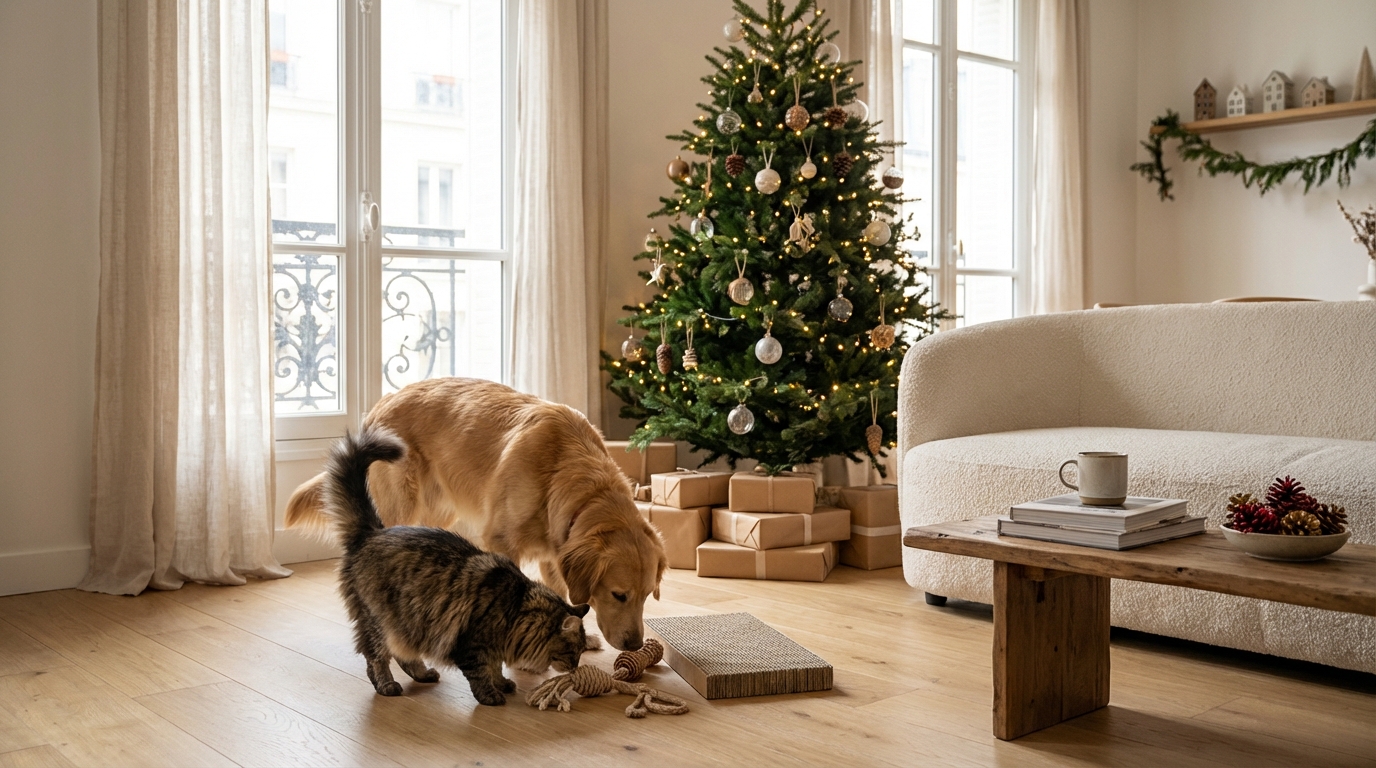 Cadeaux de Noël animaux : pour ou contre ? Ce top 10 est validé par les vétérinaires pour éviter les mauvaises surprises