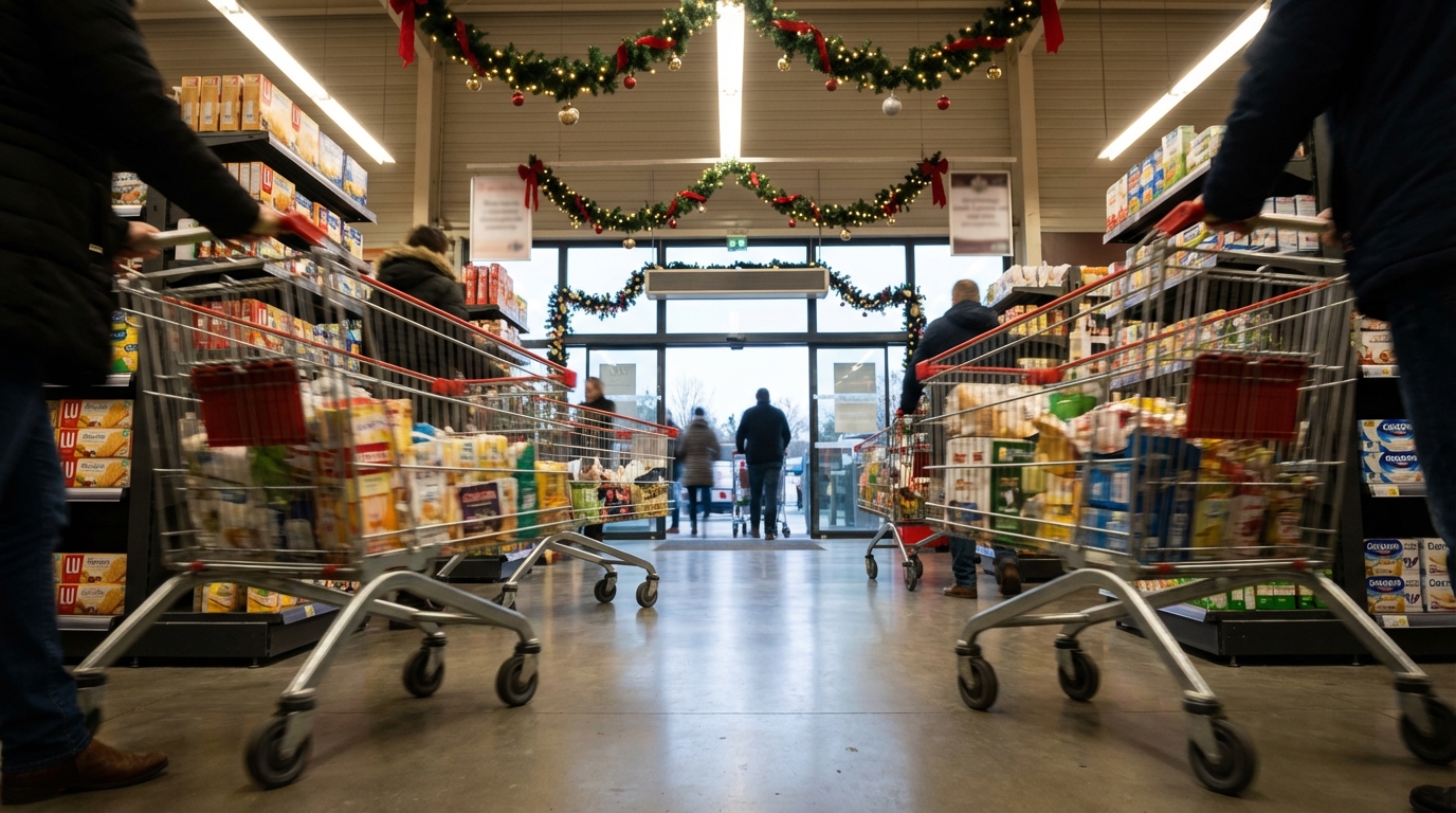 Courses le 24 décembre : voici jusqu’à quelle heure Carrefour, Leclerc et les autres enseignes seront ouvertes demain pour le réveillon