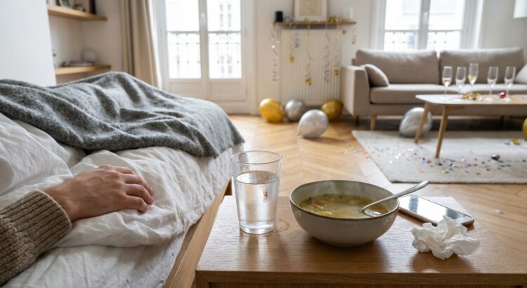 Lendemain de réveillon : cette routine approuvée par les médecins fait reculer la gueule de bois en quelques heures seulement