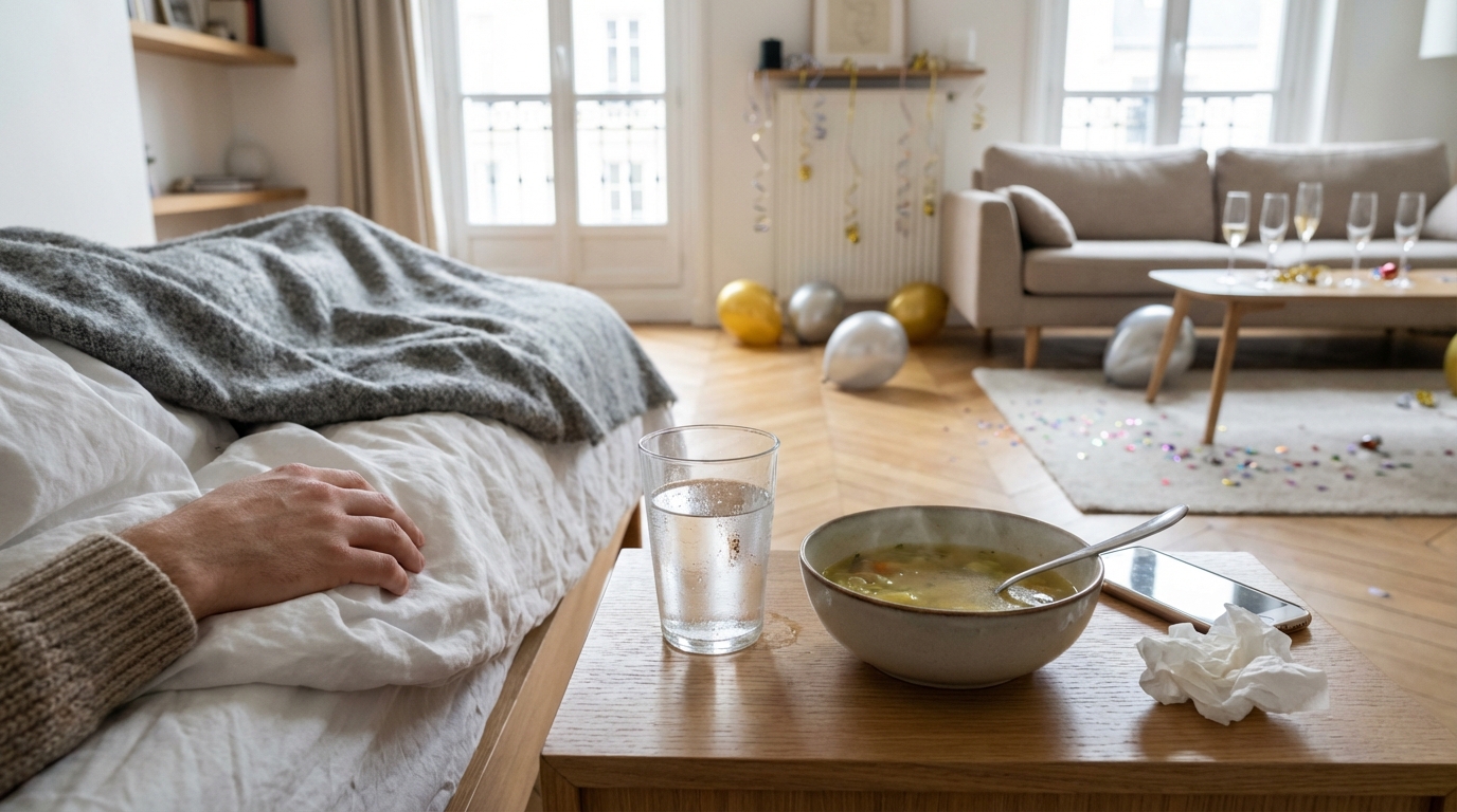 Lendemain de réveillon : cette routine approuvée par les médecins fait reculer la gueule de bois en quelques heures seulement