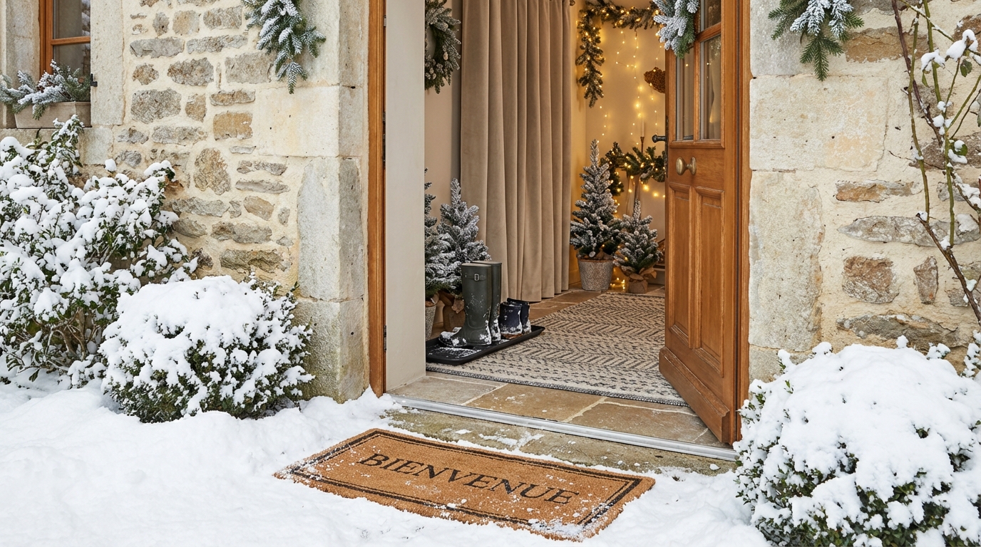 Neige à Noël : marre de grelotter à chaque ouverture de porte ? Cette astuce ingénieuse change tout chez vous
