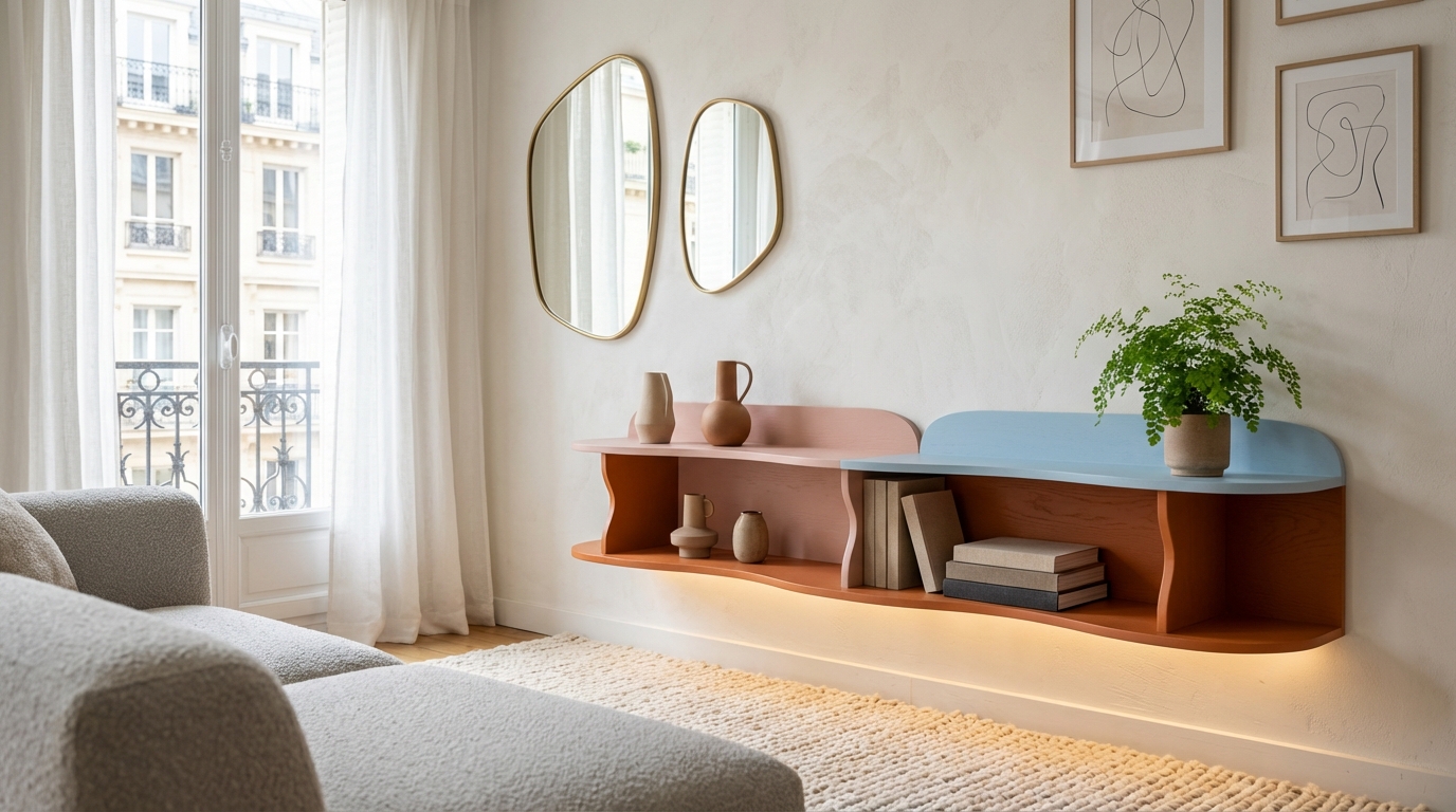 Ce DIY TikTok à moins de 10 € envahit les intérieurs en 2026 (et transforme un mur blanc en déco dopamine 2026)