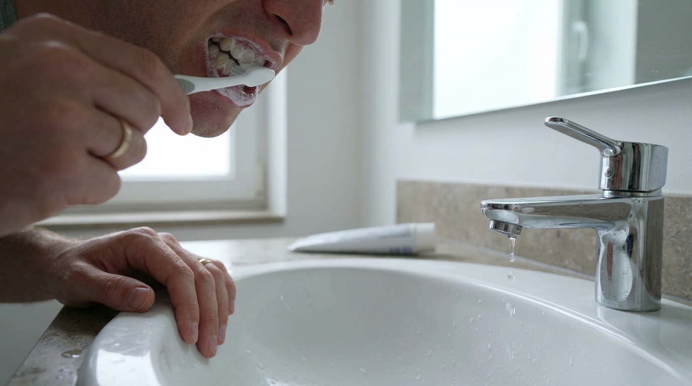 Ce geste que vous faites après le brossage ruine la protection du dentifrice, préviennent les dentistes (et favorise les caries)
