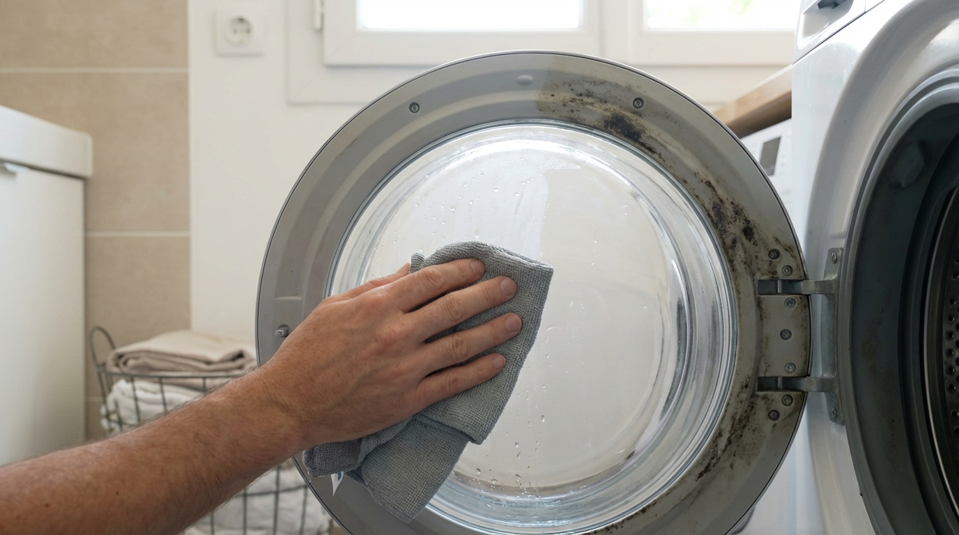 Ce réflexe après chaque lessive abîme en silence cette pièce en caoutchouc de votre machine à laver (et vous le payez cher)