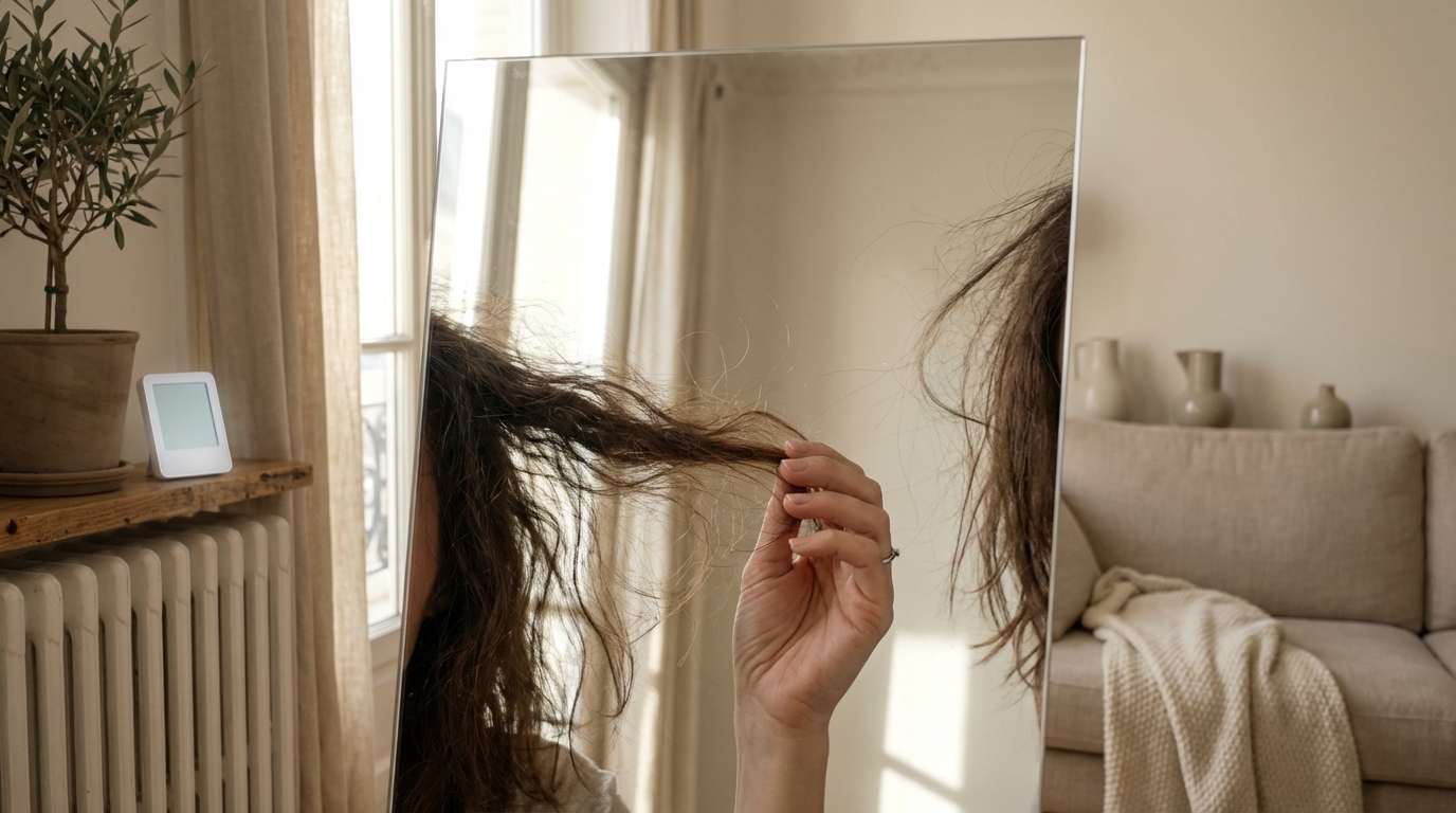 Cette habitude de chauffage à la maison transforme vos pointes en paille et aggrave la chute sans que vous compreniez pourquoi
