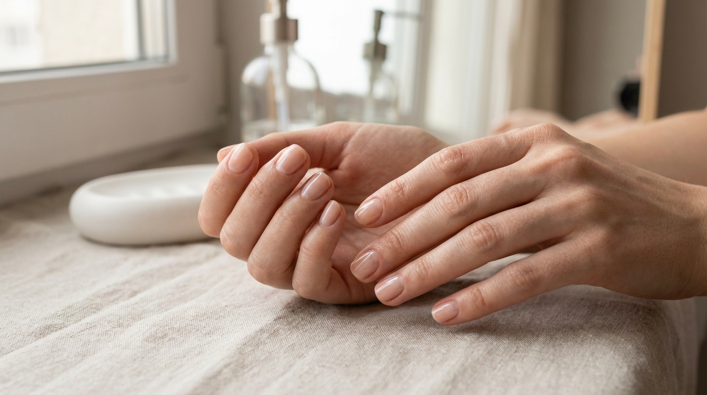 Manucure clean girl 2026 : nude, brillante et validée par les stars, cette nouvelle tendance remplace les ongles voyants en un clin d’œil