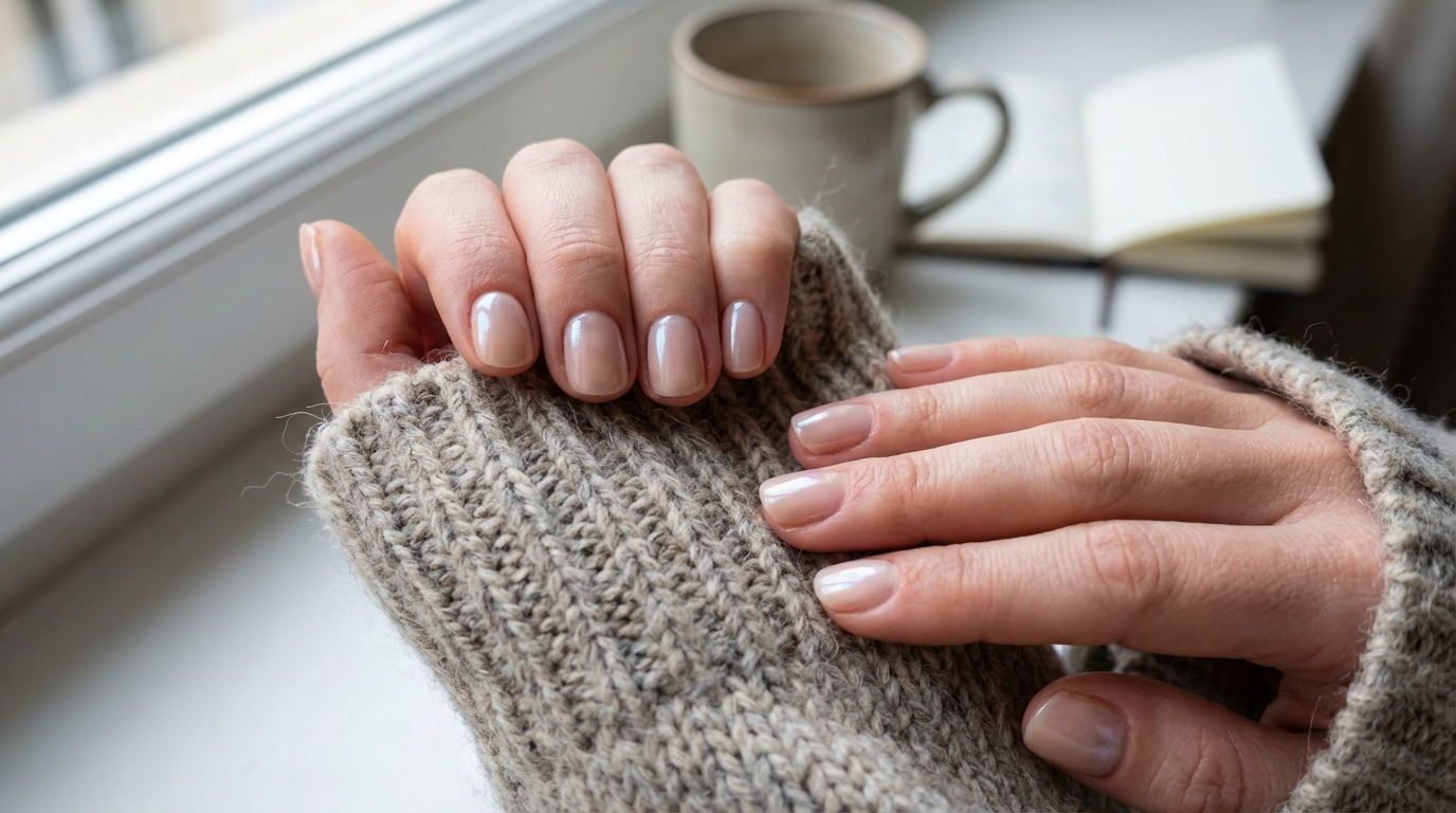 Cette manucure nude irisée s’impose partout cet hiver 2026 : vos ongles n’auront jamais été aussi chic (ni plus simples à porter)