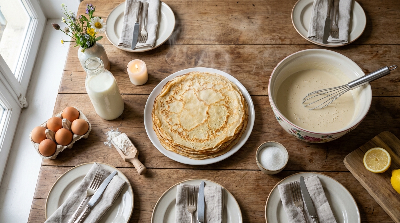 Chandeleur : cette pâte toute simple pour 6 personnes évite toujours les ratés (mais seuls ces dosages précis font la différence)