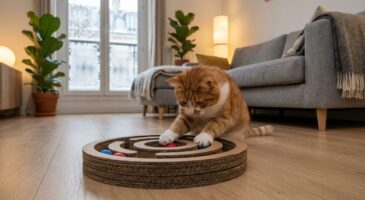 Chats d&rsquo;appartement en plein hiver : ce jouet Action à moins de 3 € stoppe enfin l&rsquo;ennui (et peut sauver vos meubles)