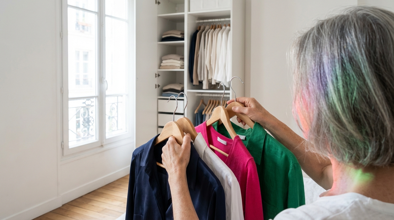 Cheveux gris assumés : ces 10 couleurs de vêtements qui illuminent ton teint (et remplacent celles qui te donnent mauvaise mine)