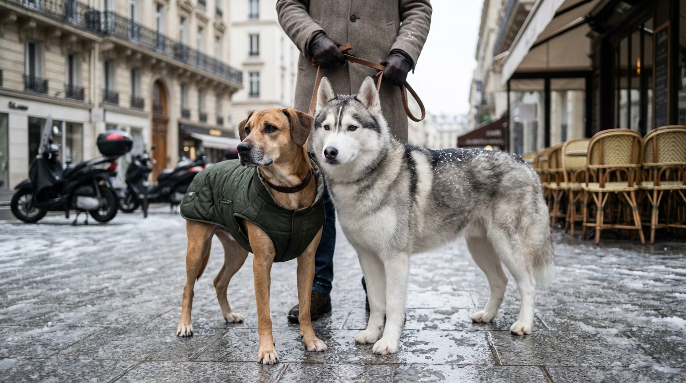 Froid, pluie, sous 5 °C : cet accessoire d’hiver pour chien peut le protéger… ou le rendre malade si vous vous y prenez mal