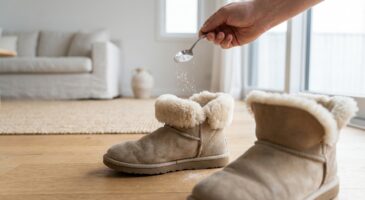 Fini les Ugg qui sentent mauvais : remplacez le bicarbonate par ce produit de pharmacie à 3€ est radical