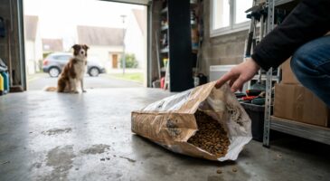 Ne stockez plus jamais le sac de croquettes dans votre garage : l&rsquo;avis cash des vétérinaires