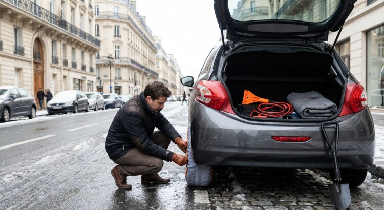 Neige annoncée en Île-de-France demain : ce kit pour la voiture, oublié par la plupart des conducteurs, peut éviter la grosse galère