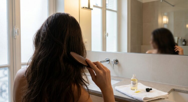 Pousse des cheveux : l’huile de ricin est partout… mais les études révèlent un effet bien différent de ce qu’on pense