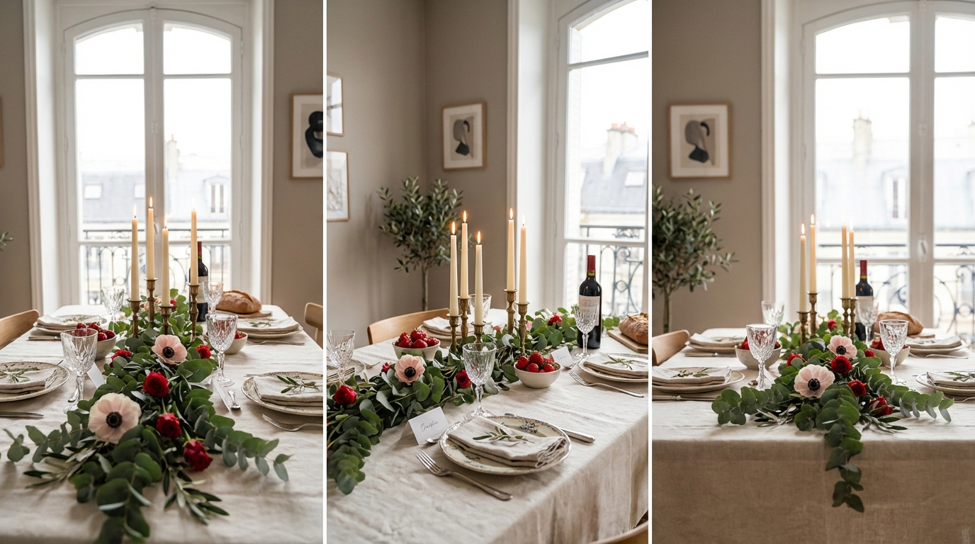 Saint-Valentin : cette façon de dresser la table rend votre dîner incroyablement romantique et chic, sans aucun kitsch