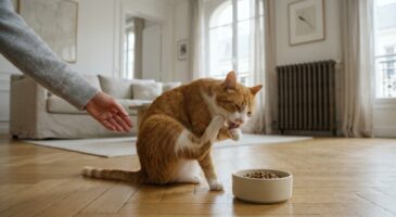 Si votre chat fait ça après avoir mangé ses croquettes, c&rsquo;est un signe d&rsquo;alerte à ne surtout pas ignorer