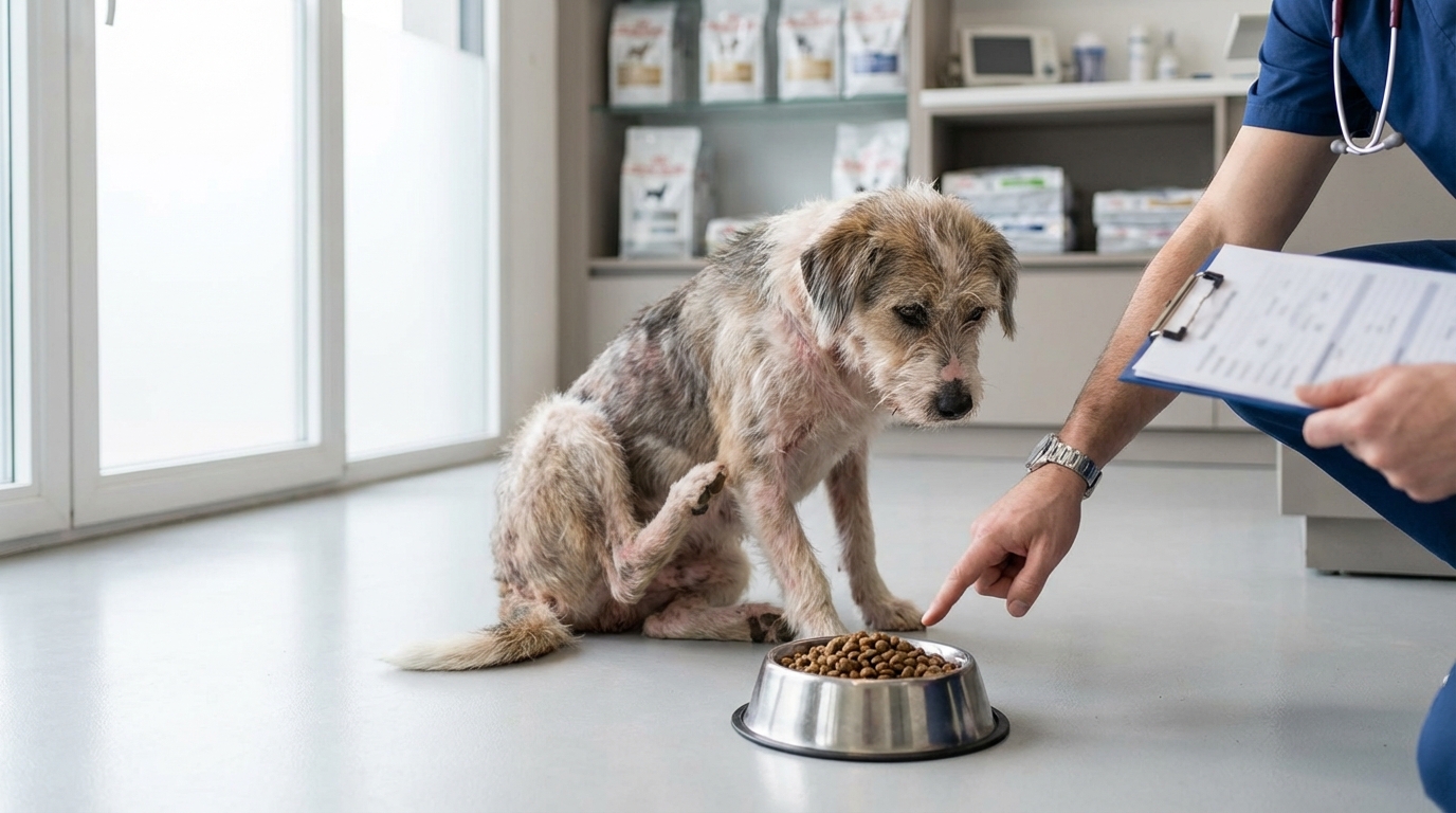 Votre chien se gratte ou perd ses poils ? La cause se cache sûrement dans sa gamelle, c&rsquo;est surprenant