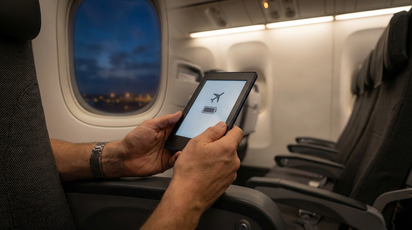Voyage en train ou en avion : cette option cachée de votre liseuse Kindle peut éviter la panne sèche de batterie en plein trajet