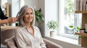 Après 50 ans, arrêtez les colorations : cette technique bluffante pour des cheveux gris lumineux sans durcir les traits