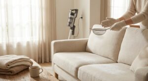 Ce geste avec cette poudre blanche efface les mauvaises odeurs de votre canapé ce week-end sans rien dépenser chez vous