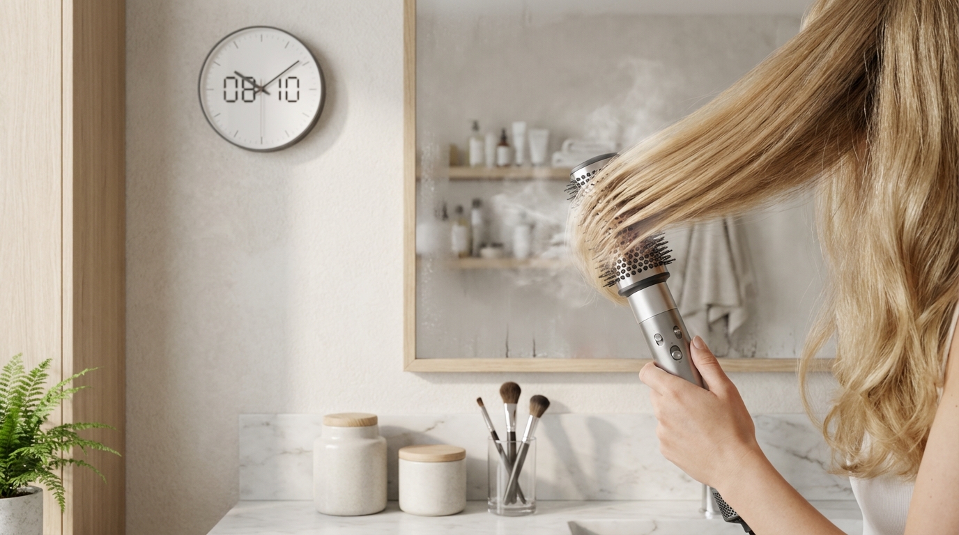 Ce nouvel appareil coiffant plus malin qu’un Dyson me fait un brushing de salon en 10 minutes chrono (et sauve mes matins)