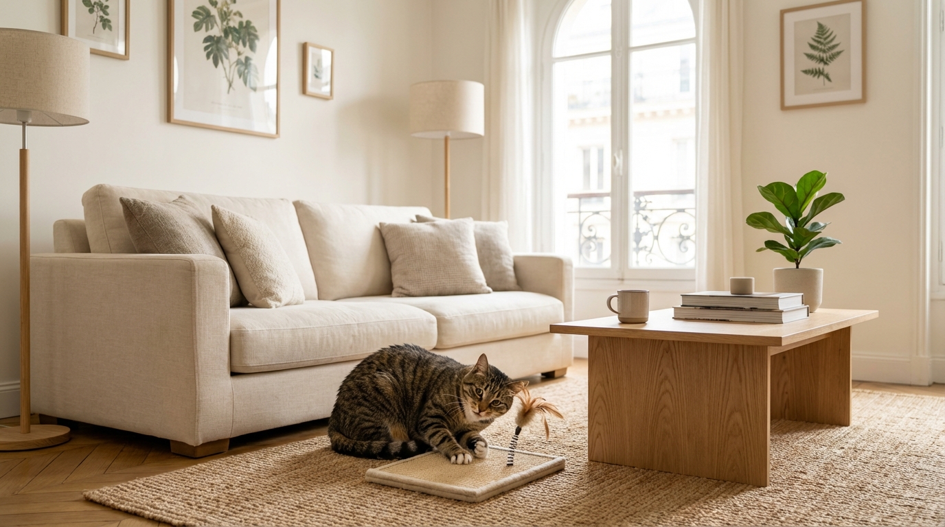 Ce petit accessoire pour chat à moins de 8 € sauve des milliers de canapés: si le vôtre est abîmé, il peut encore tout changer