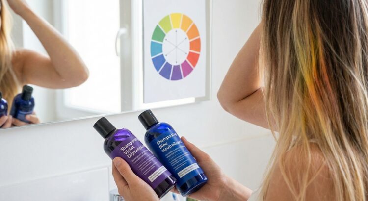 Ce produit violet ou bleu pour cheveux colorés qu&rsquo;on utilise mal peut ruiner votre blond ou brun selon les pros