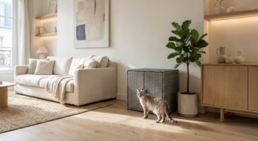 Ce simple accessoire pour litière à moins de 30 € promet de sauver votre déco de salon (et d’en finir avec ces odeurs tenaces)