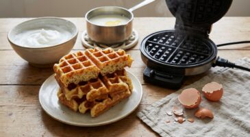Ces gaufres sans levure de Christophe Michalak, ultra gonflées et prêtes en 5 minutes, reposent sur une astuce inattendue