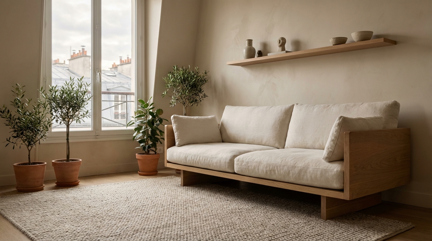 Cette nouvelle tendance déco entre minimalisme et beige transforme nos intérieurs en refuge (et vous ratez peut-être l&rsquo;essentiel)