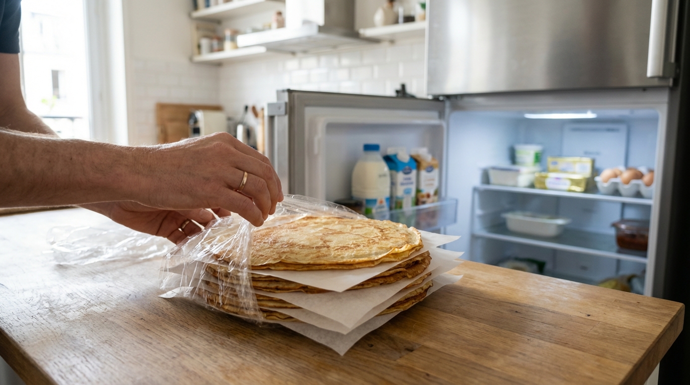 Chandeleur : ce geste avant le frigo qui empêche ce dessert de finir sec ou collant dès le lendemain de la fête