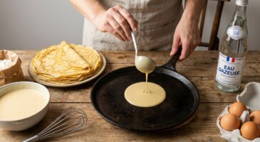 Chandeleur : ce liquide surprise que Stéphanie Le Quellec ajoute à la pâte pour des crêpes fines et légères qui changent tout