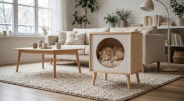 Chez Gifi, ce meuble surélevé à moins de 20 € transforme le coin de votre chat en cocon scandinave (et les stocks fondent)