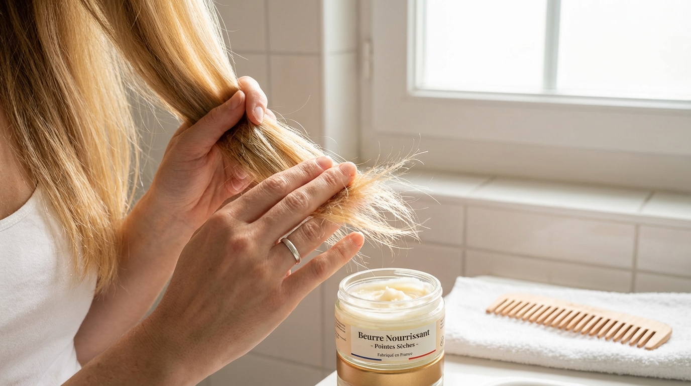 J’ai dit adieu à mes longueurs abîmées grâce à ce soin Aroma-Zone que toutes les pros adorent sur les pointes sèches