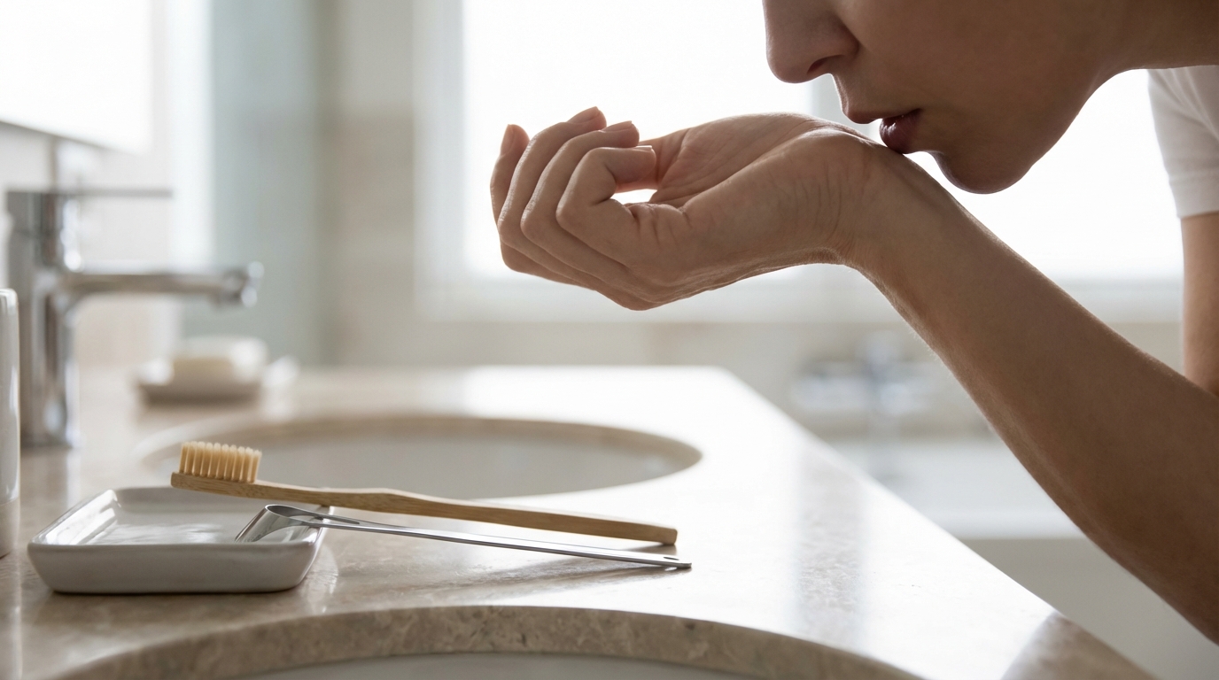 Mauvaise haleine : ce test ultra simple d’un dentiste pour vérifier votre souffle avant un rendez-vous important