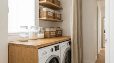 Petite surface et linge qui déborde : ce coin discret chez vous peut libérer une pièce entière s’il est aménagé de cette façon