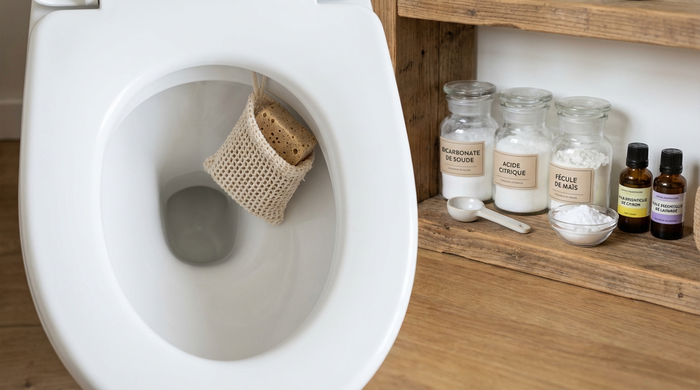 Toilettes fraîches 15 jours sans Javel : ce petit mélange à faire soi‑même remplace tous vos blocs du supermarché