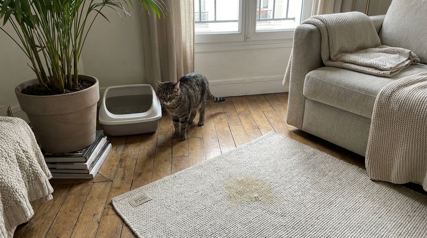 Vous avez déplacé ce coin intime de votre chat ? Cette erreur banale peut suffire à le perturber et à ruiner toute sa propreté