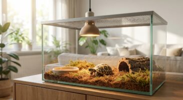 Vous avez une tortue terrestre ? voici l’astuce méconnue pour lui offrir un habitat vraiment confortable sans dépasser les 61 €