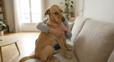 Vous croyez rassurer votre chien : ce geste « câlin » le fait se sentir piégé et peut déclencher une morsure brutale
