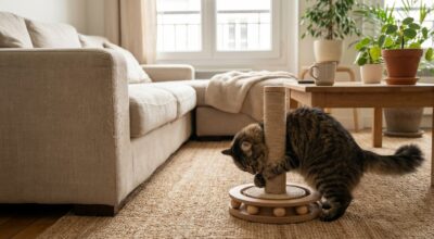 À 14,99 € chez Centrakor, cet accessoire pour chat peut sauver vos canapés abîmés… si vous respectez cette règle clé