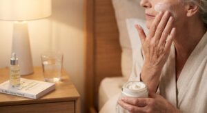 Après 60 ans, si votre peau déshydratée se froisse la nuit, ce soin de nuit la rend souple et rebondie au réveil