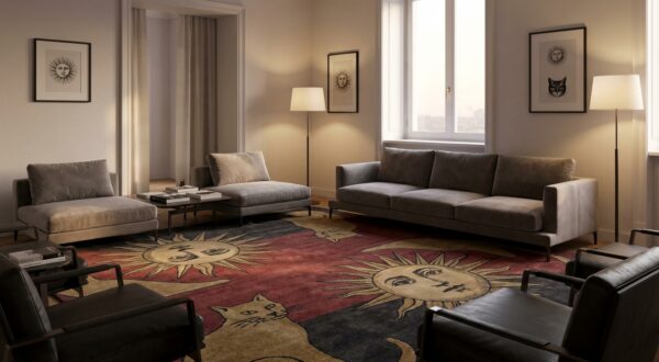 Ce chef-d’œuvre déco Fornasetti x cc-tapis va métamorphoser votre salon (et les prix ne sont pas ceux que vous croyez)