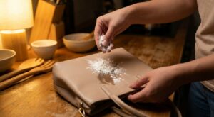 Cette poudre de cuisine à moins de 1 € retire les taches de gras sur les surfaces fragiles pendant la nuit sans rien abîmer