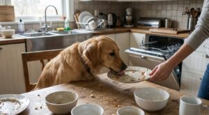 Chien à table : cette habitude après le repas, que beaucoup de Français ont, augmente le risque de gastro dans tout le foyer