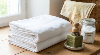 Linge blanc jauni depuis des années : ce produit de grand-mère les rend éclatants à 40 °C, sans Javel ni frotter