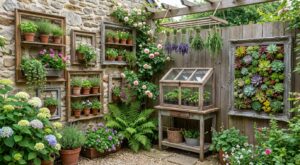 Ne les jetez surtout plus : ces vieux objets déco se transforment en support idéal pour les plantes et subliment la déco du jardin